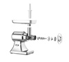 Hachoir à viande (loup) Profi Line 1/2 UNGER 12, aluminium poli, 1,1 kW, 150 kg/h | HENDI 282274