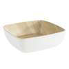 Bol FRIDA, mélamine, blanc - beige, 12,5x12,5x4,5 cm, 370 ml | APS 84936