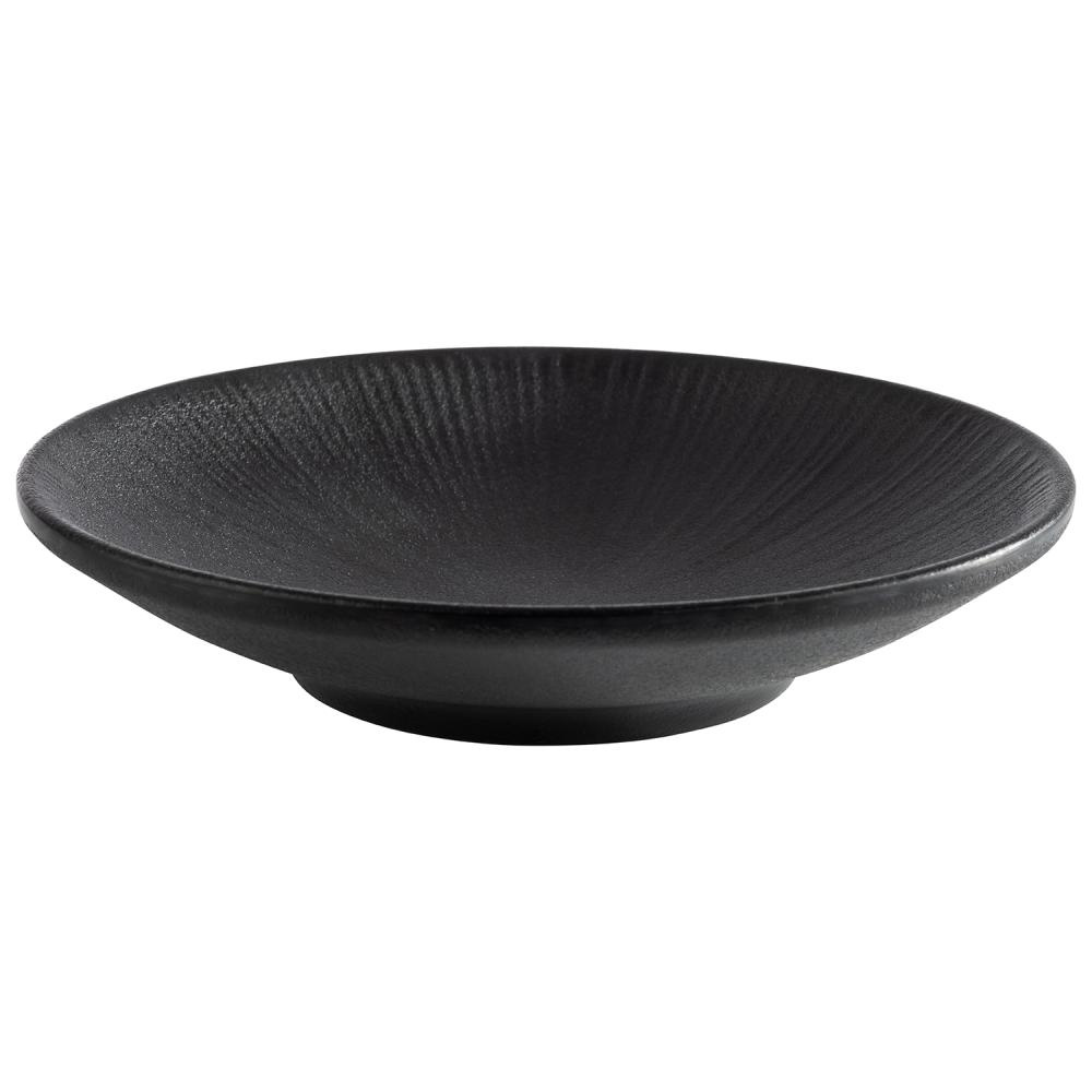 Assiette NERO en mélamine, noire, 15 cm | APS 85073
