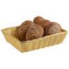 Corbeille à pain ou à fruits, BASIC, rectangulaire, beige clair, 30x22x7 cm | APS 30286