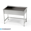 Bac inox 1 cuve (prof. 30 cm) 100x60x85 cm | FORGAST