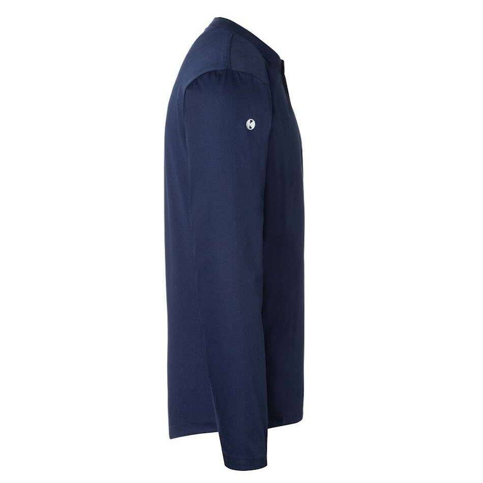 Chemise de cuisine Performance manches longues bleu marine | KARLOWSKY TM 6-10