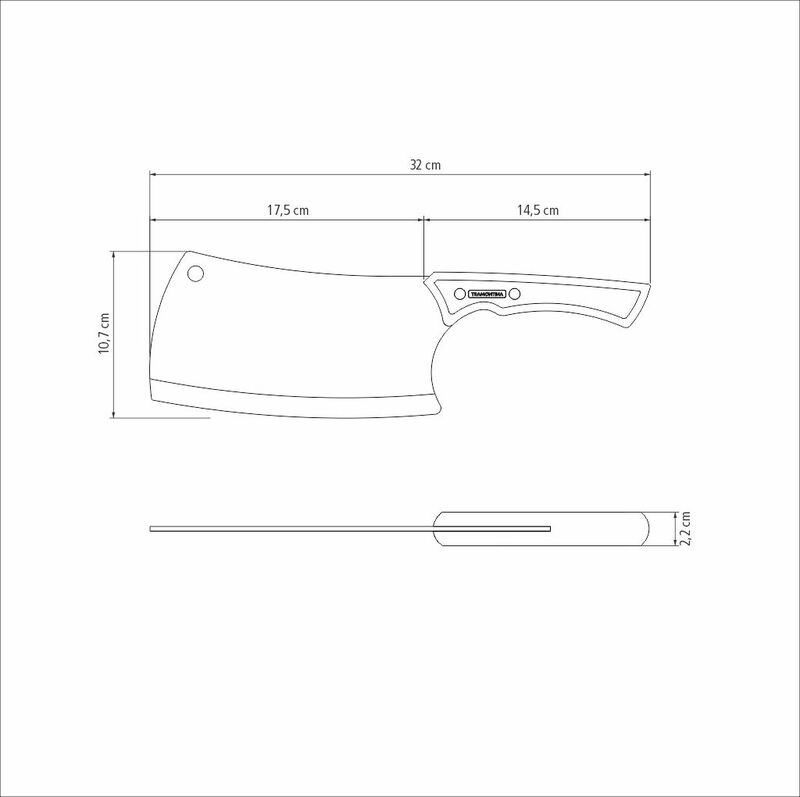 Tasak DYNAMIC, 18 cm | TRAMONTINA 22845107