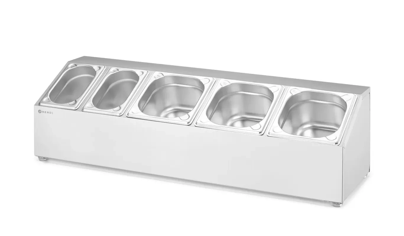 Support pour bacs GN 3 x 1/6 et 2 x 1/9 | HENDI 820049