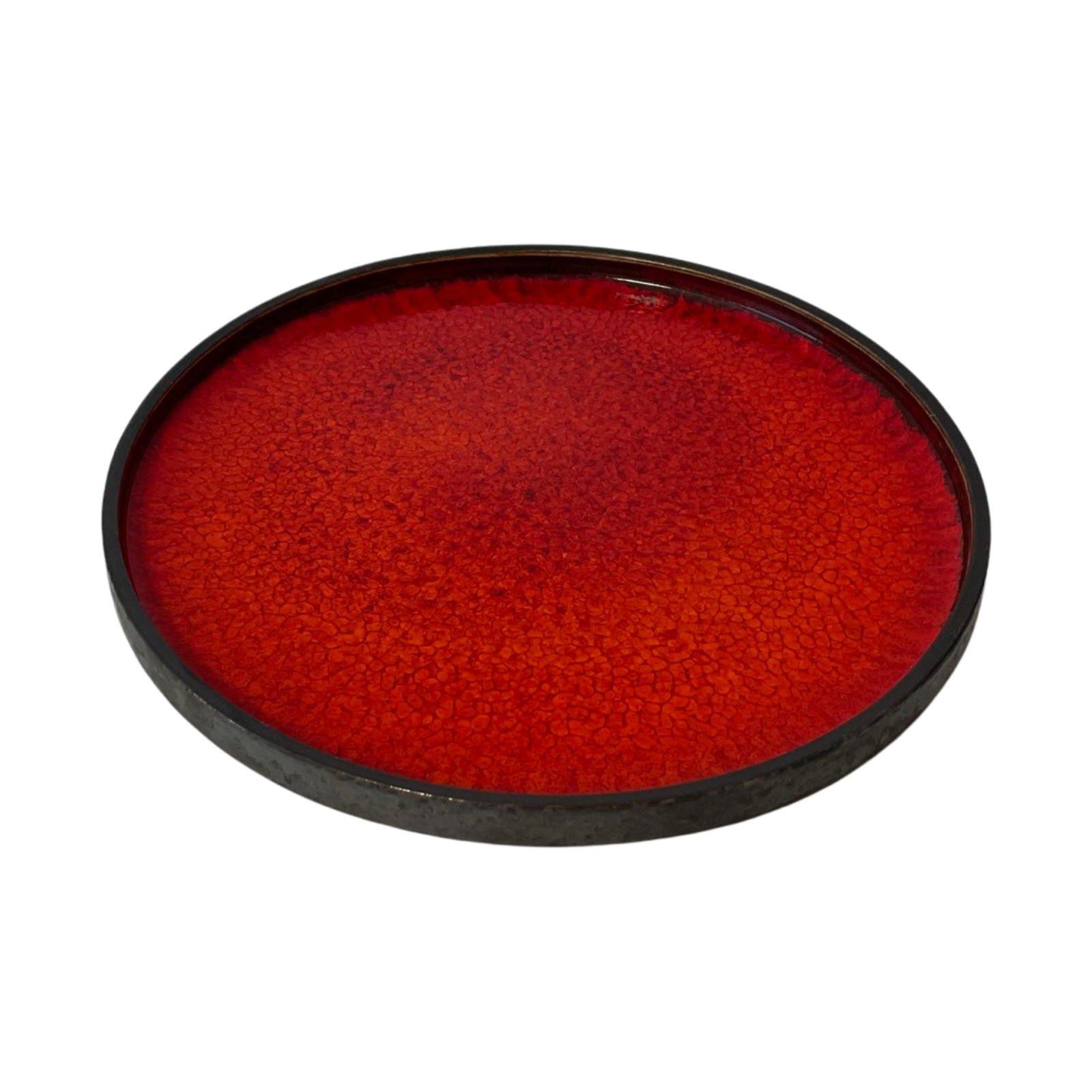 Assiette plate avec bord Arondi rubis 25 cm | KERA CERAMIKA 18.2/C.RUB