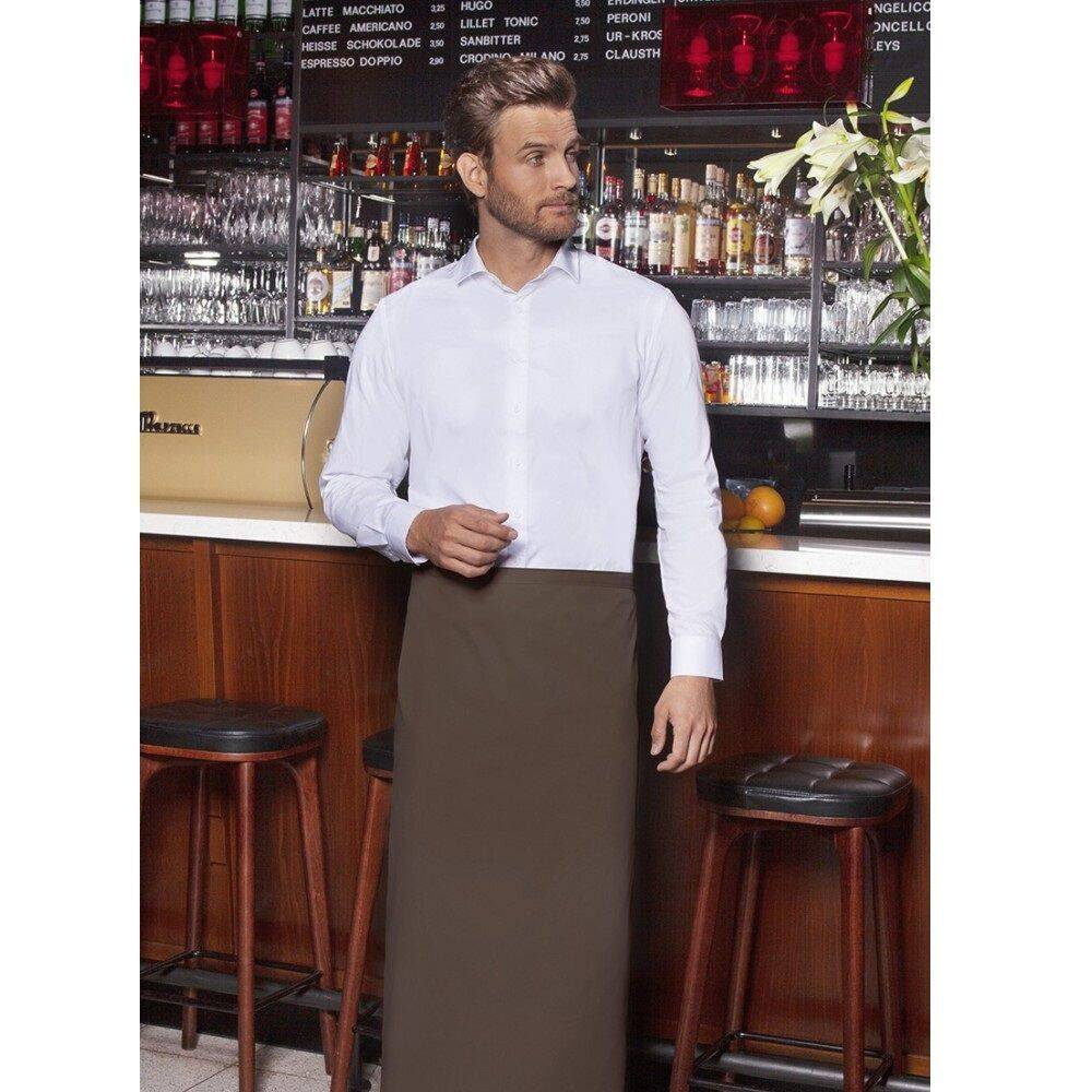 Tablier bistro Ibiza 110 x 90 cm marron clair | KARLOWSKY BSS 3-28-Stck