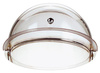 Plateau rond en acier inoxydable avec couvercle roll-top, 38x24 cm | APS 9080