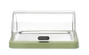 Vitrine réfrigérée simple roll-top Duo UNIQ conçue par Robert Bronwasser, verte, 46x35x22 cm | HENDI 871966