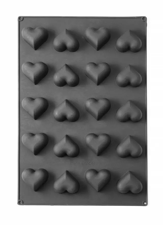 Moule en silicone HEART, 57x37,5x(H)3,5 cm | HENDI 677254