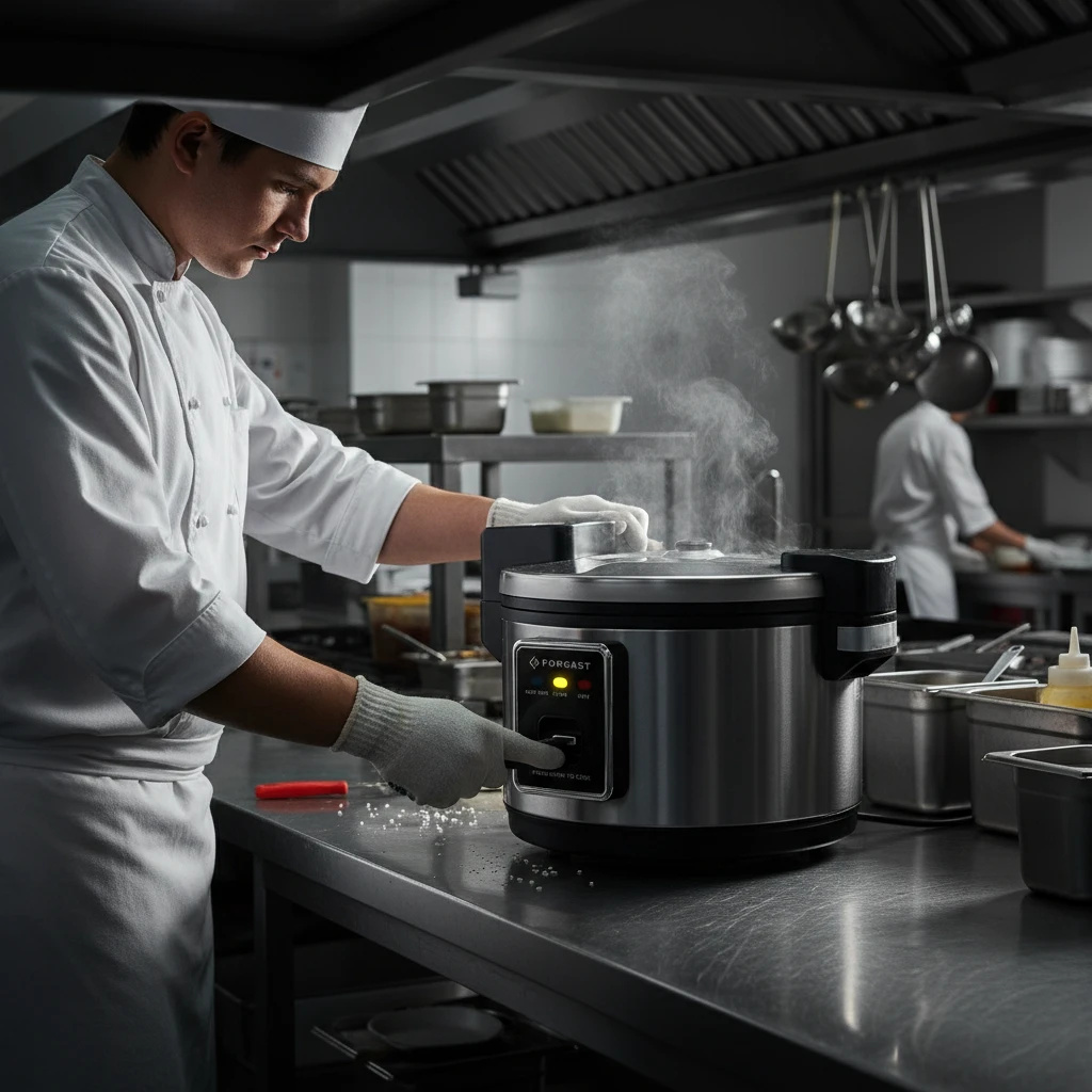 Appareil de cuisson du riz, 10 l, 1,85 kW, 230 V | FORGAST FG09802