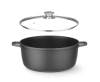 Casserole avec revêtement antiadhésif, 7,5 L, noir, 38,7x31x(H)13 cm | HENDI 611043