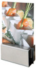 Support pour cartes, 2 pièces, acier inoxydable, 8.5x4.5x4.5 cm | APS 21