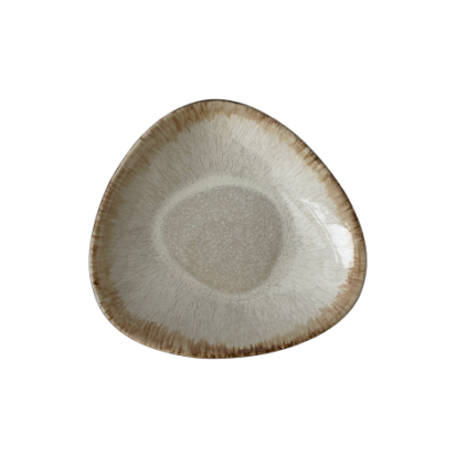 Assiette creuse Delta Cristall en dolomite 24 cm | KERA CERAMIKA 15.7/C.DOL