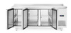 Table de congélation 3 portes, 450 l, 179,5x70x85 cm, -18 à -22°C | HENDI 232699