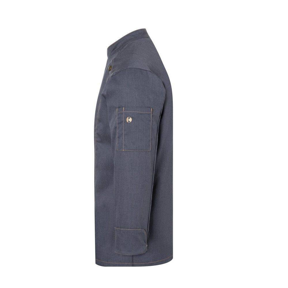 Sweat de cuisine homme style jean noir vintage | KARLOWSKY JM 24-16