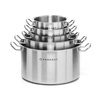 Casserole moyenne en acier inoxydable, 6 l, diamètre 24 cm | FORGAST FG02424