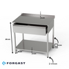 Table de travail en acier inoxydable avec tiroir 40x60x85 cm | FORGAST