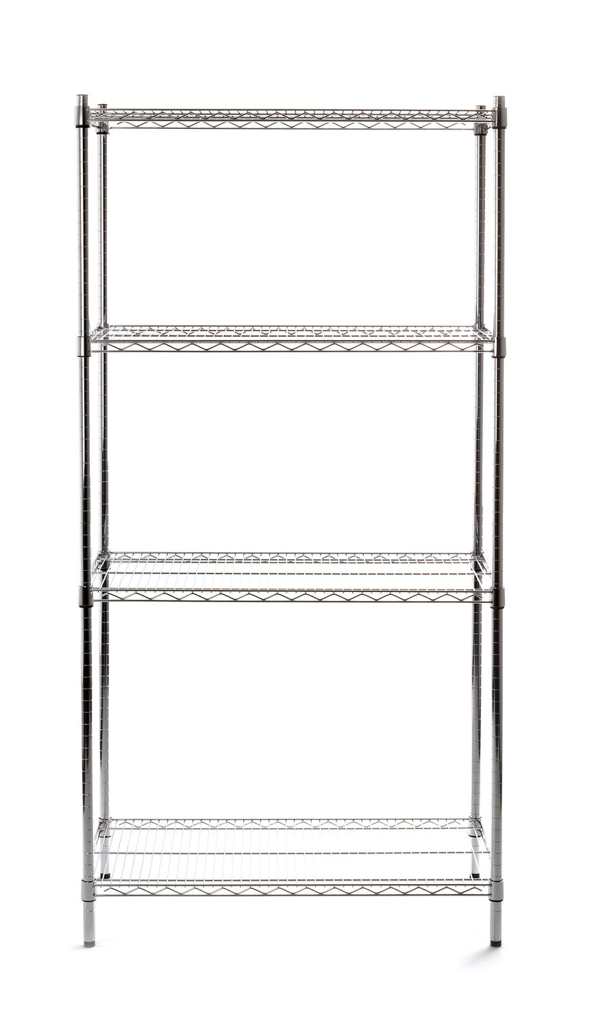 Étagère de stockage chromée à 4 niveaux | HENDI 812259
