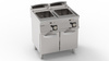 Appareil à cuisson des pâtes à gaz 2 x 24 l GN 2/3 20 kW | TECNOINOX 713057