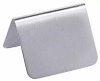 Plaque d’information lisse sans étiquette, 5,3x3,4 cm | CONTACTO 1053/702