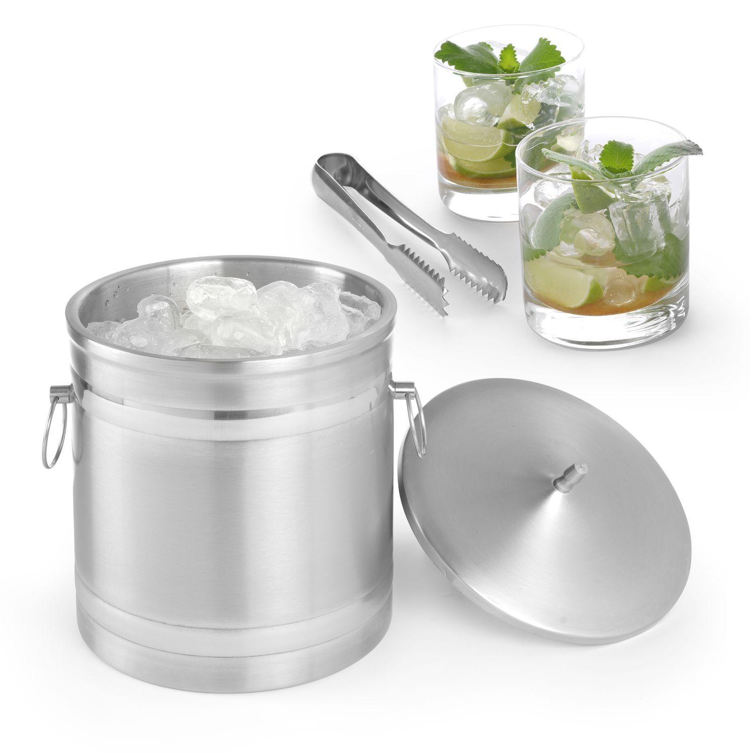 Récipient isotherme pour glaçons avec couvercle, 5 l, diamètre 20 cm | HENDI 594704