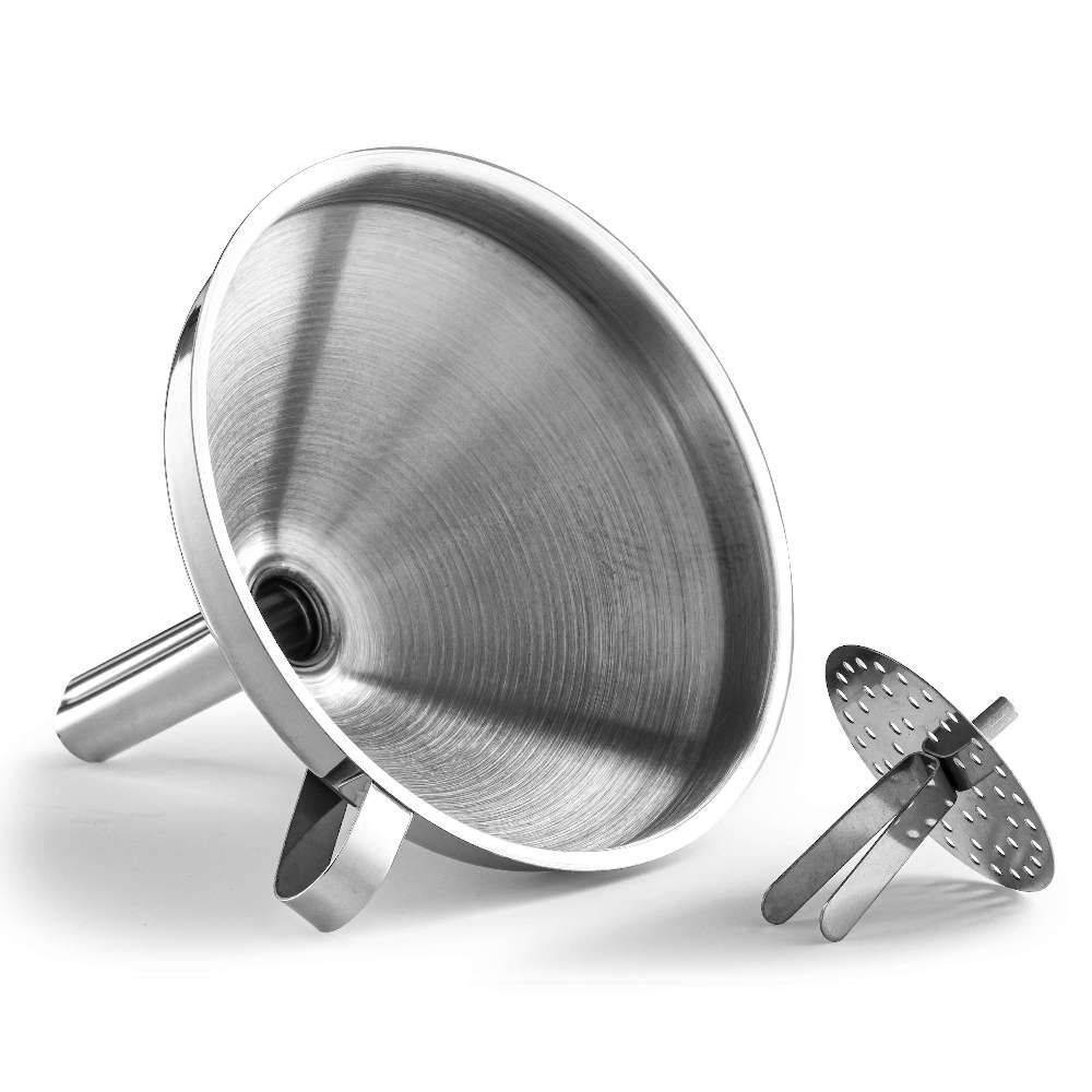 Entonnoir avec tamis, diamètre 13 cm | FORGAST FG11610