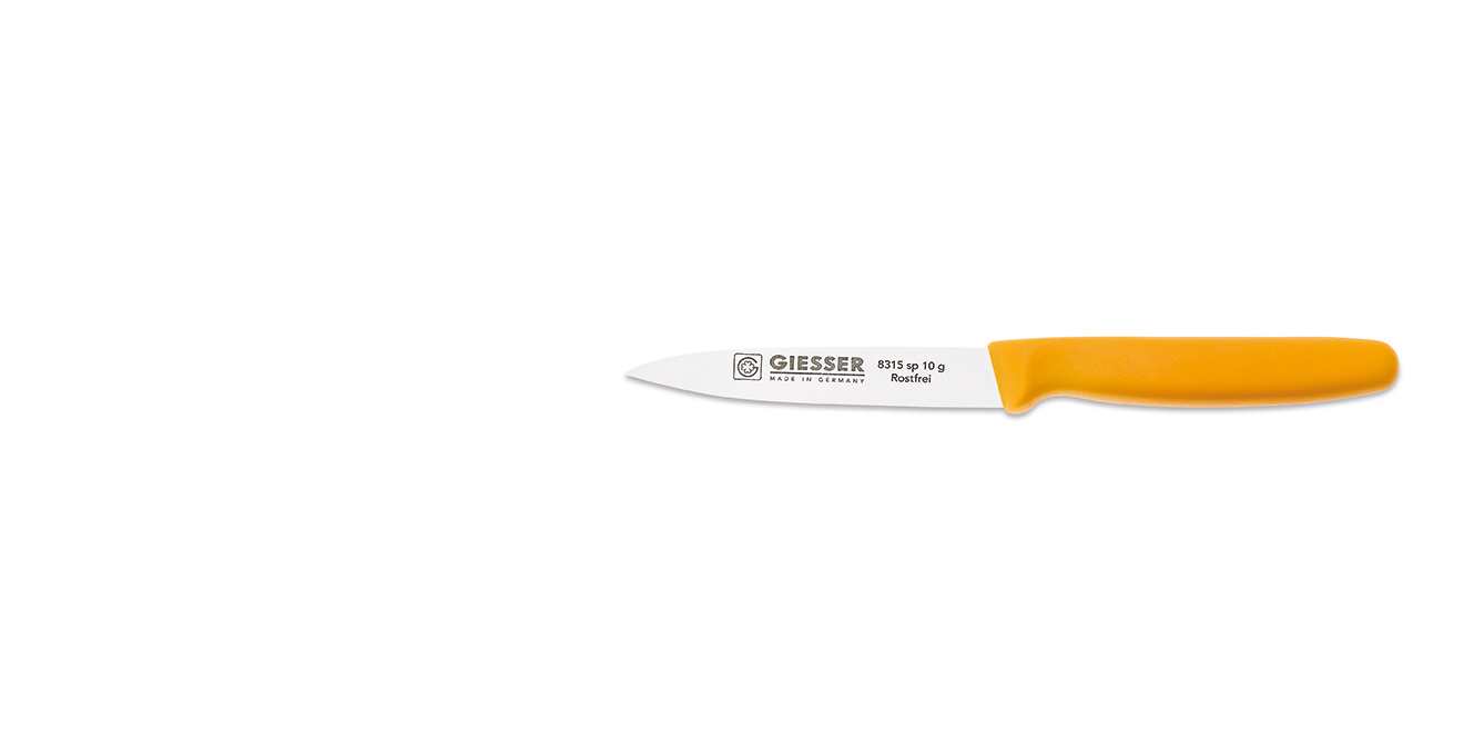 Couteau d’office - 10 cm, jaune | GIESSER MESSER 8315 sp 10 g