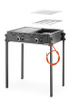 Grill à gaz Roast-Master Pro Noir 11,6 kW, 790x560x(H)900mm | HENDI 148822