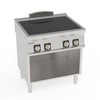 Cuisinière à induction 4 zones avec base | TECNOINOX 716169