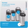 Thermos en acier pour restauration avec pompe 5 L | FORGAST FG05805