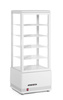 Vitrine réfrigérée 98 l, blanche, LED, dégivrage automatique | HENDI 233665