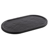 Plateau SLATE en mélamine noir, 28x15,5x1 cm | APS 85099
