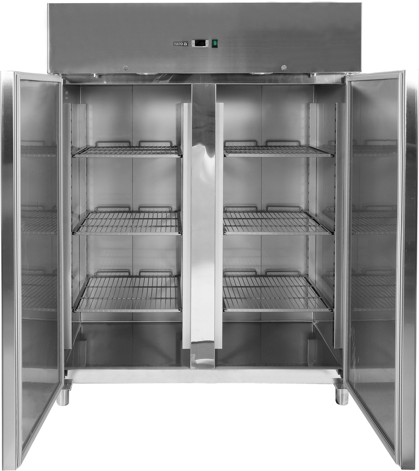Armoire de congélation inox 2-portes 1300 l | YATO YG-05211