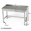 Table de travail inox 100x70x85 cm | FORGAST