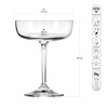Verres à coupe COUPETTE 260 AXIS, 260 ml, lot de 6 pièces | KROSNO GLASS F57C978023005100