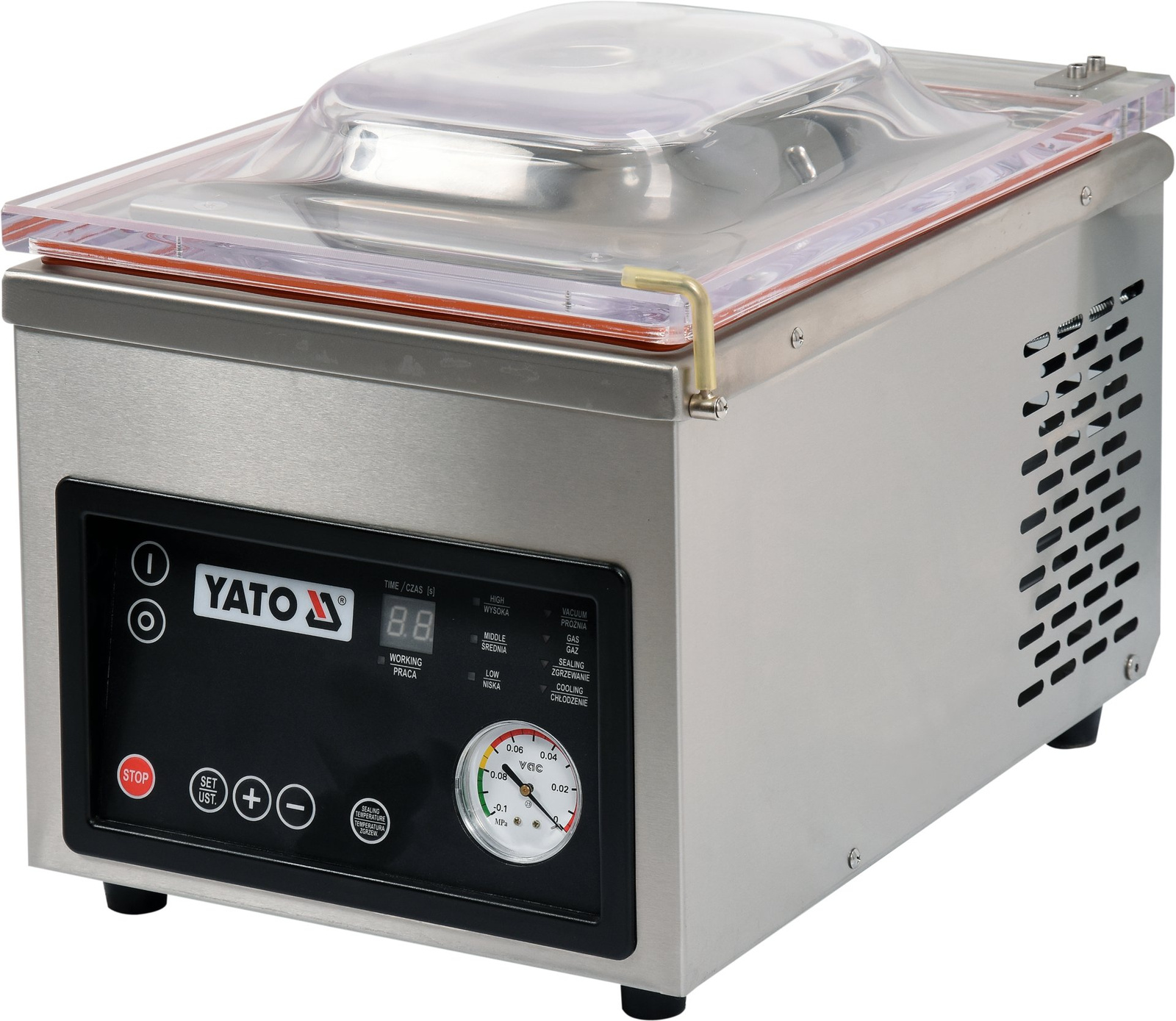 Machine sous vide à cloche, longueur de barre de soudure 26 cm | YATO YG-09303