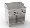 Plaque de grill gaz lisse sur base ouverte 74,8x56,4 cm | TECNOINOX 713180