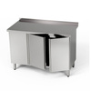 Table de travail inox 3 portes 190x70x85 cm | FORGAST