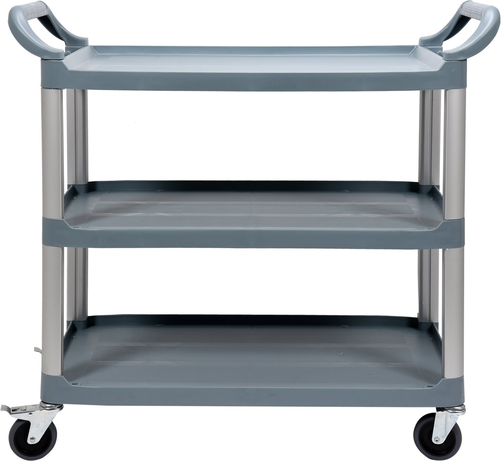Chariot de service en plastique à 3 étagères pliable | YATO YG-09100