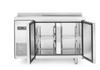 Table réfrigérée Kitchen Line 2-portes, 220 l, 120x60x85 cm, groupe Embraco, 0,3 kW | ARKTIC 233344