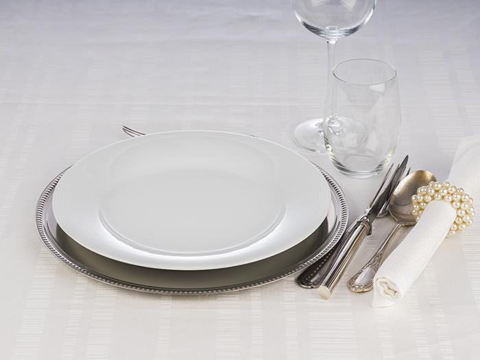 Set de table décoratif, acier inoxydable, 31 cm | APS 35730