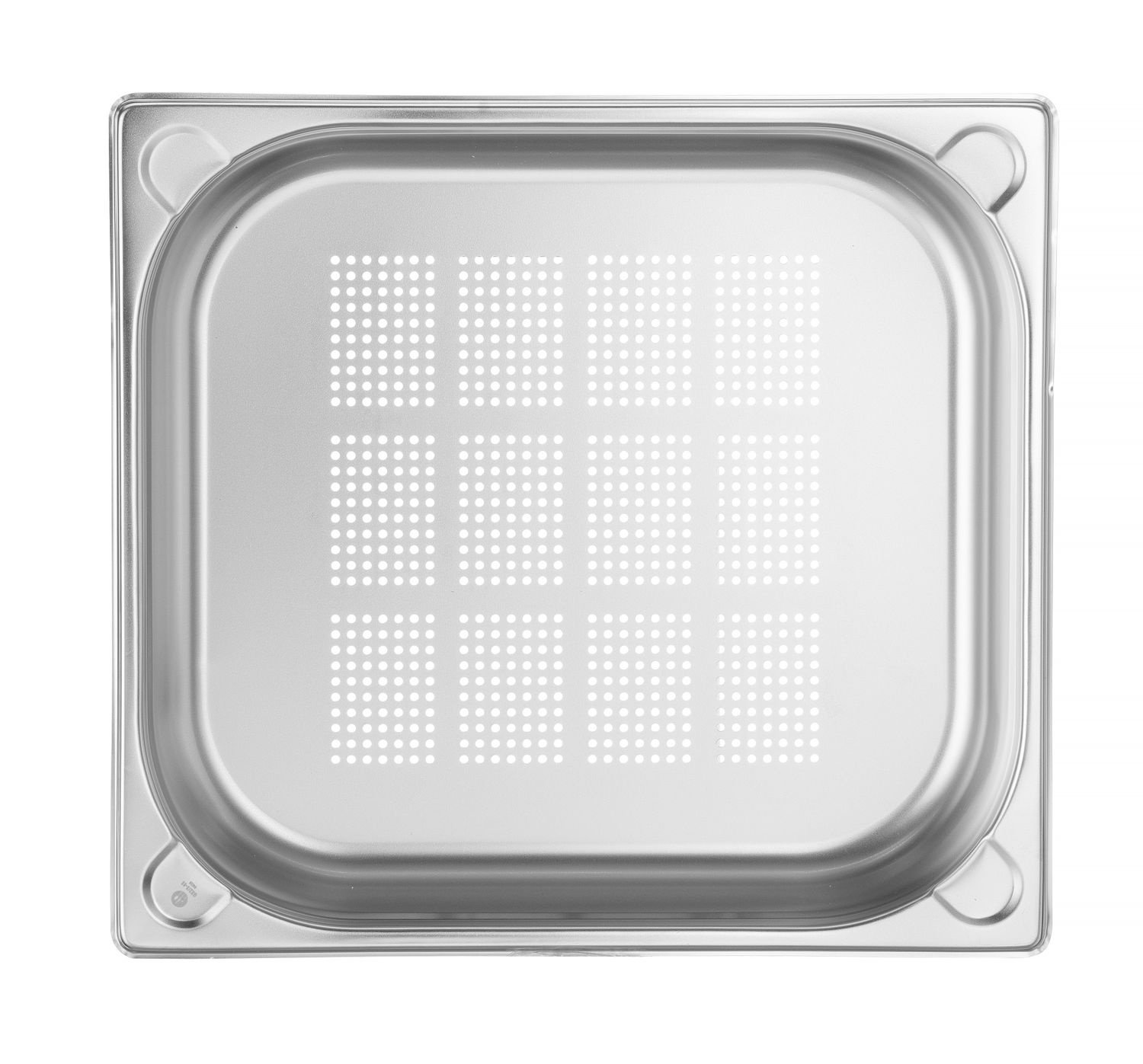 Bac GN 2/3 prof. 6,5 cm en acier inoxydable KITCHEN LINE perforé | HENDI 807224