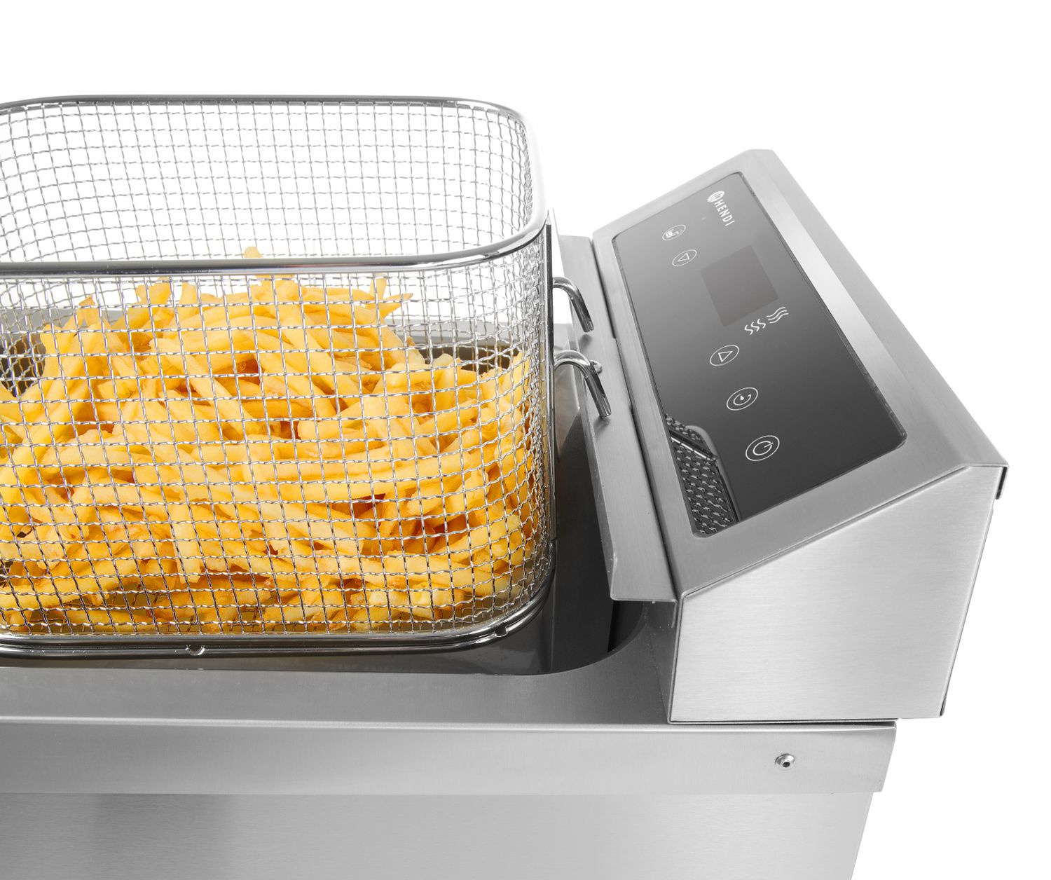Friteuse à induction Kitchen Line 1 cuve 8 L, 3,5 kW, 230 V | HENDI 215012
