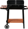 Barbecue au charbon avec étagère, grille 48x26,5 cm | LUND 99907
