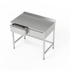 Table de travail inox avec tiroirs 100x70x85 cm | FORGAST
