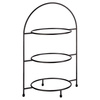 Présentoir de service pour 2 assiettes INDUSTRIAL, acier inoxydable, 29x19,5x43 cm | APS 33209