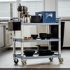 Chariot de service READY, 3 étages en plastique | APS 11945