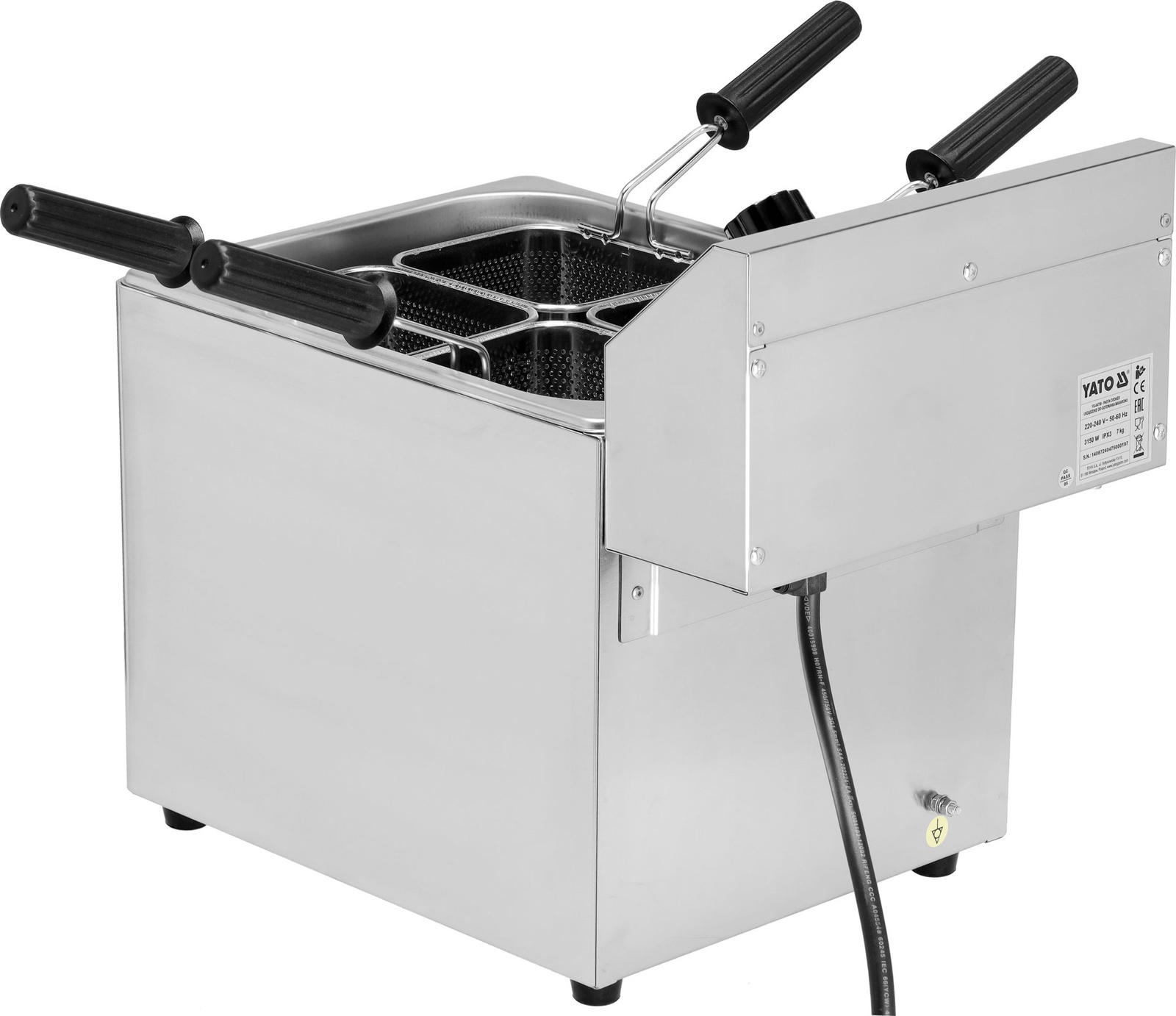 Appareil de cuisson des pâtes, 8 L | YATO YG-04750