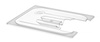 Couvercle en polycarbonate pour GN 1/2 avec découpe pour sous-vide | HENDI 864234