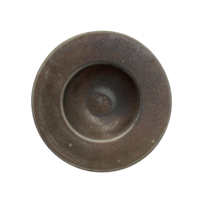 Assiette à pâtes Still Cristall hématite 27 cm | KERA CERAMIKA 14.11/C.HEM